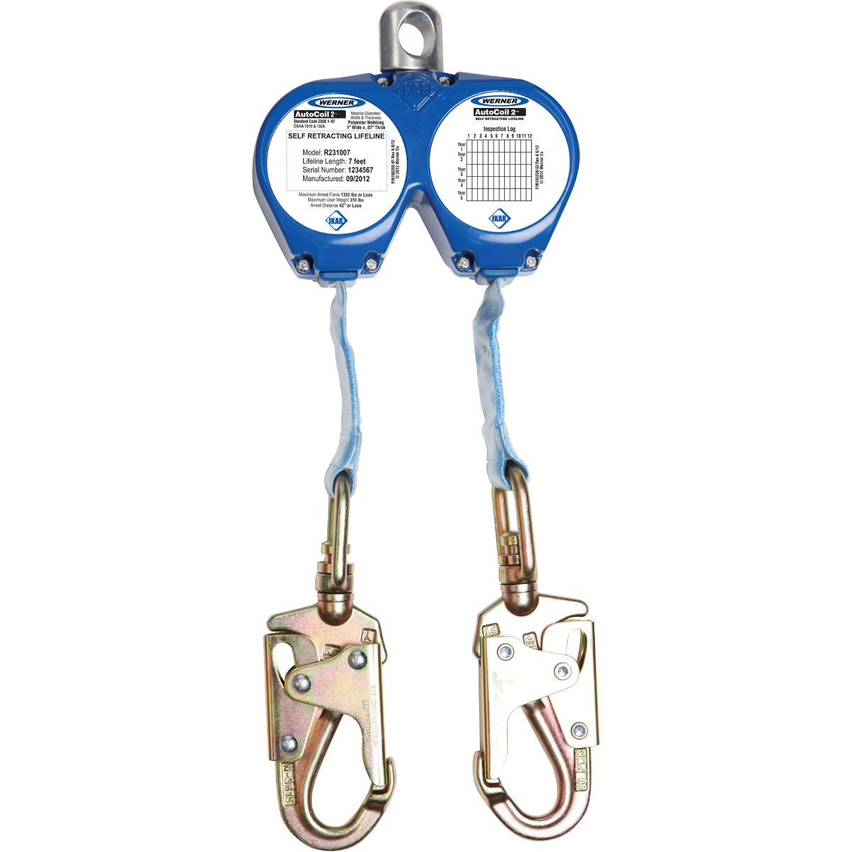 FALL LIMITERS: R-231007 WERNER FALL PROTECTION PRODUCTS